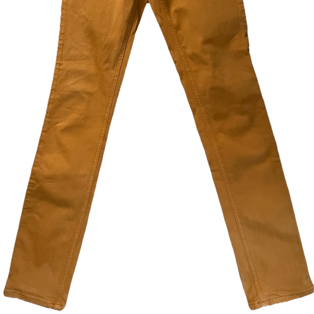 ZARA Basic Department Z1975 Denim Mustard SKINNY Stretch JEANS Size 4 - Picture 9 of 11